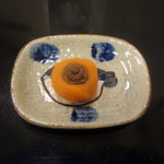 奈る実 - ふぐコースの柿餅