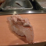 鮨処寿司大 - カワハギの肝のせ