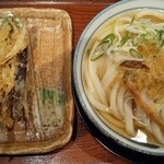 本格手打 いわしや - ひやあつ・大。ごぼう天。