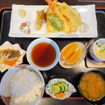 松翠 - 天ぷら定食(1720円)