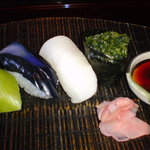 祇園 京料理 花咲 - お漬け物のお寿司。あっさりと京都風♪