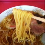 Ajinosanchuu - 麺は中太ストレート