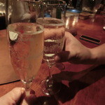 ペスカ - 久しぶりの乾杯～～♪