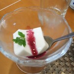 玄海鮨 - デザートの杏仁豆腐