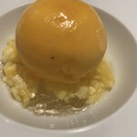 RISTORANTE IMAI - マンゴーのシャーベット白ワインのジュレと旬のフルーツ