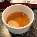 とんかつ福助 - サービス紅茶