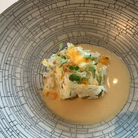 フランス料理 エステール by アラン・デュカス - 見事なカリフラワー。フロマージュを効かせたソースとの相性もバッチリ。