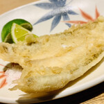 日本橋 蕎ノ字 - ◎竹岡漁港の江戸前のきすは身が大きくふっくらして美味い。