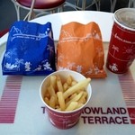 トゥモローランド・テラス - セットポテトとコカコーラゼロ（L）：セット400円＋（L）60円
