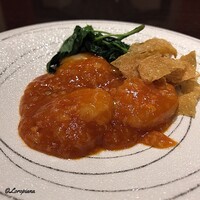 中国料理 豪華 - 海老のﾁﾘｿｰｽ煮