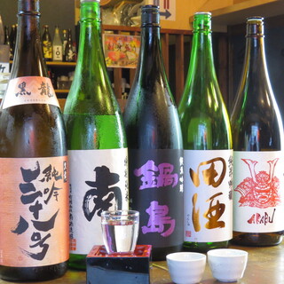 從全國採購的精選日本酒