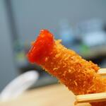 卓 - つまみハムカツその５