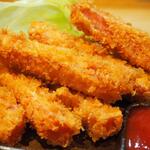 卓 - つまみハムカツその４