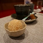 広東料理 かたおか - ごま団子＆コーヒー