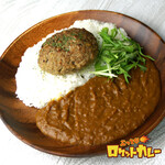 ロケットカレー - ハンバーグルーカレー