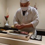 島津 - トロを握る大将