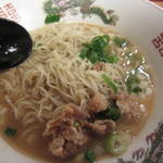 はなふく - 替え玉を鶏わりの方に投入！