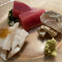 食幹 渋谷 - マグロ・ハモ・水だこ