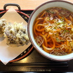 kanrapi-e-fu-doko-to - 舞茸天うどん 680円