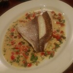 テロワール - 今治産天然鯛のポワレ、白ワインソース