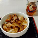 高舘食道 水神蕎麦 - ミニ叉焼丼