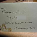 L’ISOLETTA - イタリア語でお出迎え～　シニョールですって。