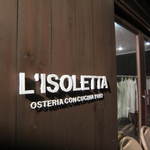 L’ISOLETTA - お店看板