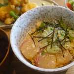 takigyouzatobejitongurugurukokonotsushokudou - 大分定食のご飯