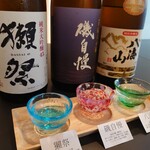 KOTOWARI - 日本酒飲み比べ3種