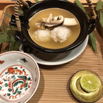 日本料理 永代 - 県産松茸土瓶蒸し