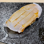 鮨 心白 - わーい九絵だ！キノコ汁の身のほうですｗ