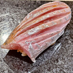 鮨 心白 - 小田原の鯵は身が厚くて脂が乗っていました