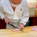 兄弟寿し - 本アラを切る