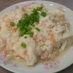 牡丹園 - カニ肉と豆腐の煮込み