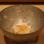 鮨 しみづ - ボタン海老昆布酢仕立て