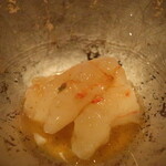 鮨 しみづ - ボタン海老昆布酢仕立てアップ