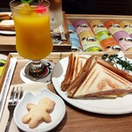 cafeとねこ雑貨 猫かっとん - ホットサンド・ベーコンチーズ