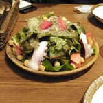 カッチャル バッチャル - たことひよこ豆のサラダ