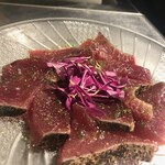 trattoria e poi - カツオの炙りカルパッチョ