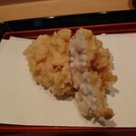 てんぷら 近藤 - 白子　鱈