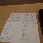 てんぷら 近藤 - メニュー