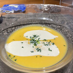 ラ・ファソン 古賀 - 焼きトウモロコシのピューレ　バターミルク