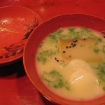 草喰 なかひがし - 11月　バターナッツ南瓜と蕪の白味噌椀