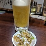麺の風 祥気 - 生ビール@500