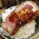 丸一 - ソースをかけてオンザライス