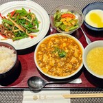 中国料理 青冥 - 牛肉定食(ランチ)　1,300円