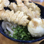 讃州手打ちうどん 我龍 - 親子天醤油