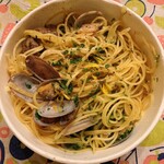 タパス＆タパス - 秋アサリと生海苔のレモン香るクリームボンゴレ 大盛 1,200円（税込）