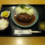 洋食処 味加醐 - オリジナルハンバーグ＆Aセット（1150円）