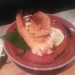 手打ち蕎麦処 火群 - 海老の塩焼き